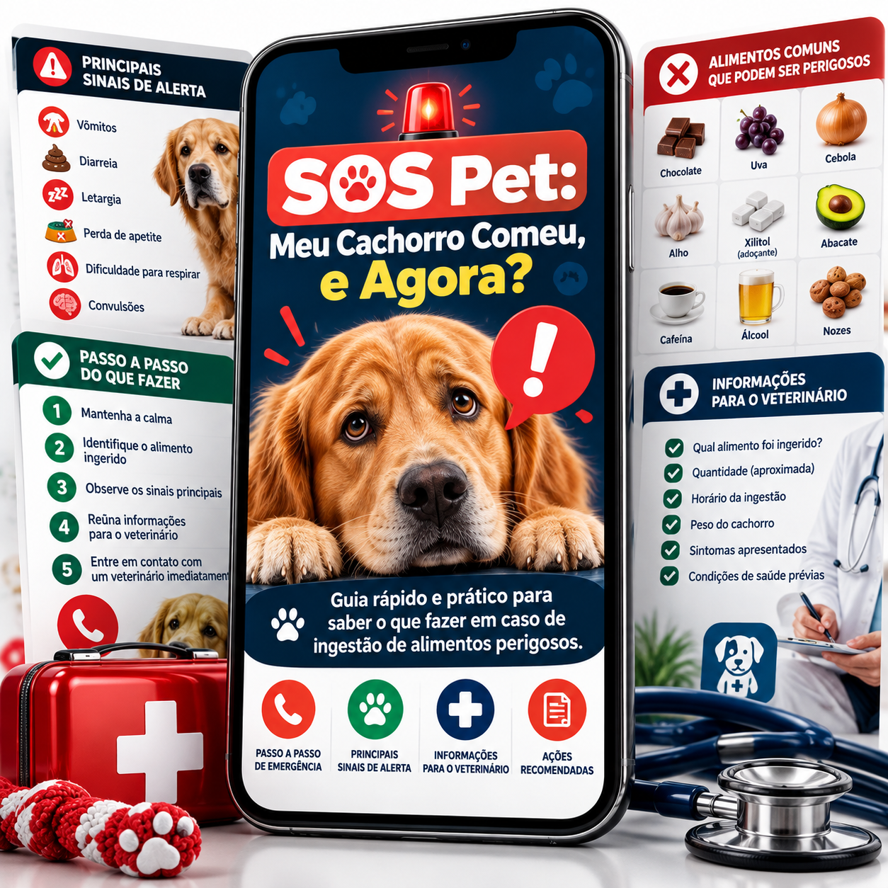 🎁 Bônus 01 — SOS Pet: Meu Cachorro Comeu, e Agora?